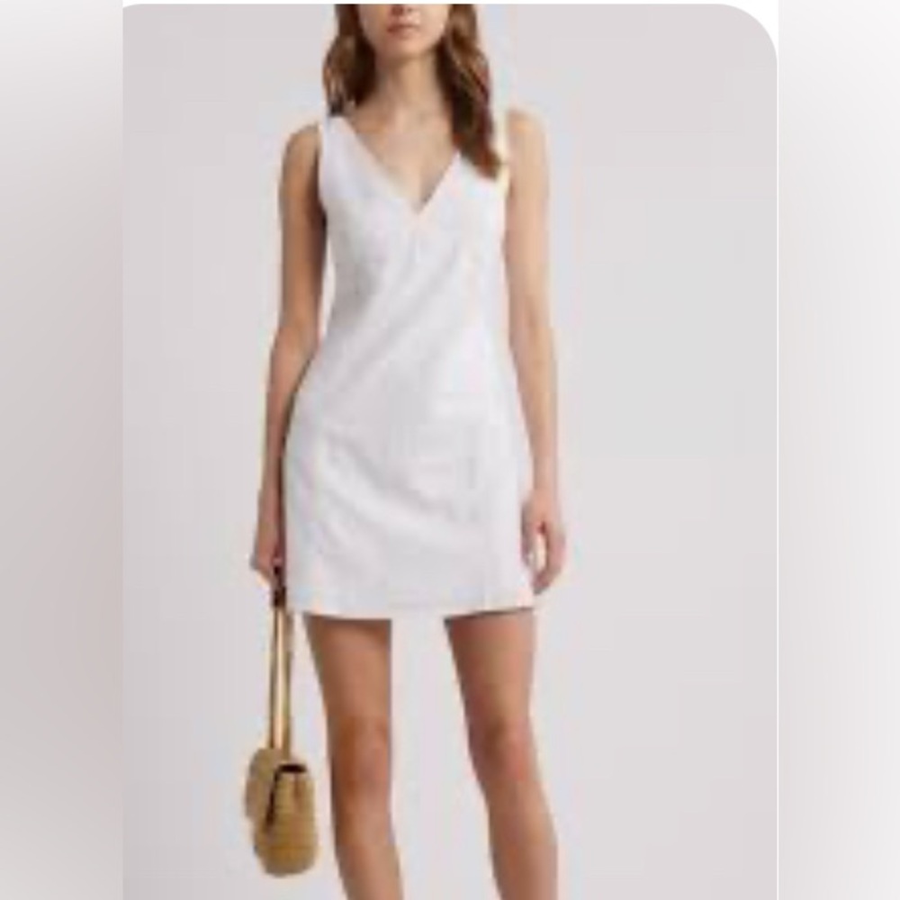 Urban outfitters Everly Elegant off White Sleeveless Dress